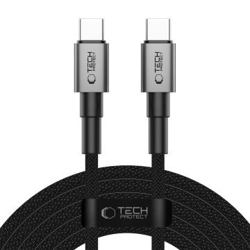 Tech-Protect UltraBoost DNA USB-C PD100W/5A Cable 300cm - Gray Tech-Protect UltraBoost DNA USB-C PD100W/5A Cable 300cm - Gray