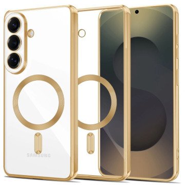 Tech-Protect MagFlex Case for Samsung Galaxy S26 - Transparent Gold Tech-Protect MagFlex Case for Samsung Galaxy S26 - Transparent Gold