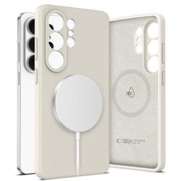 Tech-Protect Silicone MagSafe Case for Samsung Galaxy S26 Ultra - Beige
