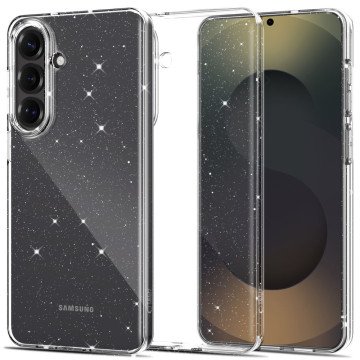 Tech-Protect FlexAir Case for Samsung Galaxy S26 - Clear and Glitter Tech-Protect FlexAir Case for Samsung Galaxy S26 - Clear and Glitter