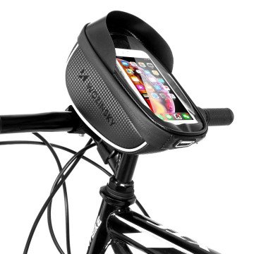 Wozinsky Bike Handlebar Bag with Phone Case 1L Black (WBB16BK) - OUTLET