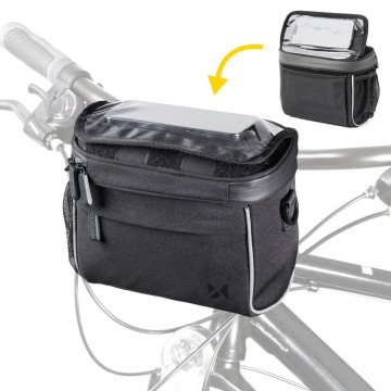 Wozinsky Handlebar Bag Bike Shoulder Bag Black (WBHBB-01) - OUTLET