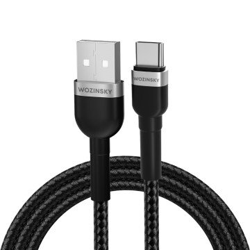 Wozinsky WNBAC1 USB-A / USB-C 2.4A cable 1 m - black Wozinsky WNBAC1 USB-A / USB-C 2.4A cable 1 m - black