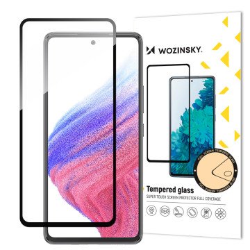 Wozinsky Full Glue Tempered Glass Samsung Galaxy A54 5G 9H Full Screen Tempered Glass with Black Frame Wozinsky Full Glue Tempered Glass Samsung Galaxy A54 5G 9H Full Screen Tempered Glass with Black Frame
