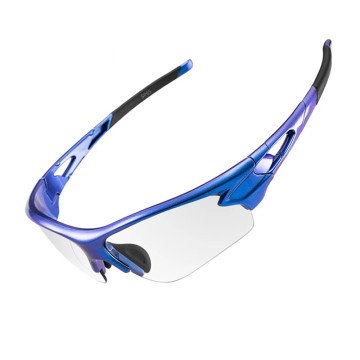 Rockbros 10069 UV400 Cycling Glasses - Blue