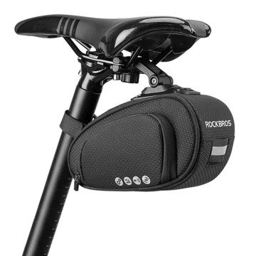 Rockbros C40 bicycle bag under the saddle - black Rockbros C40 bicycle bag under the saddle - black