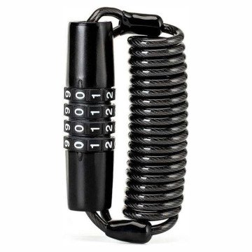Rockbros T609 bicycle lock with 1.5 m combination - black Rockbros T609 bicycle lock with 1.5 m combination - black