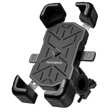 Rockbros 25210030001 Handlebar Bike Phone Holder - Black