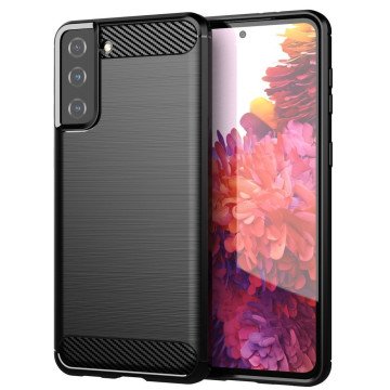 Carbon Case Flexible Cover TPU Case for Samsung Galaxy S21+ 5G (S21 Plus 5G) black Carbon Case Flexible Cover TPU Case for Samsung Galaxy S21+ 5G (S21 Plus 5G) black