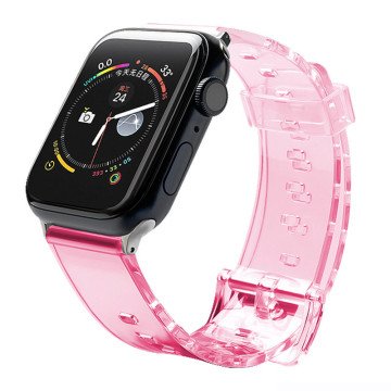 Silicone Strap Bracelet Bracelet Strap Light for Apple Watch 42 / 44 mm - Red Silicone Strap Bracelet Bracelet Strap Light for Apple Watch 42 / 44 mm - Red