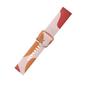 Strap Moro for Samsung Galaxy Watch 45 / 46 / 47 mm silicone bracelet watch band - pattern 12