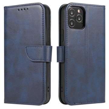 Magnet Case elegant case cover with a flap and stand function for Samsung Galaxy A73 blue Magnet Case elegant case cover with a flap and stand function for Samsung Galaxy A73 blue