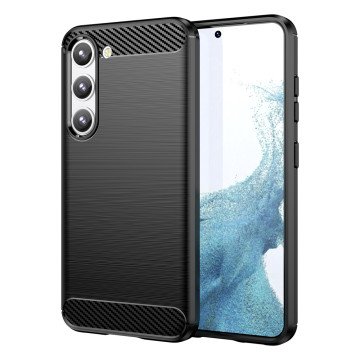 Carbon Case case for Samsung Galaxy S23+ flexible silicone carbon cover black Carbon Case case for Samsung Galaxy S23+ flexible silicone carbon cover black