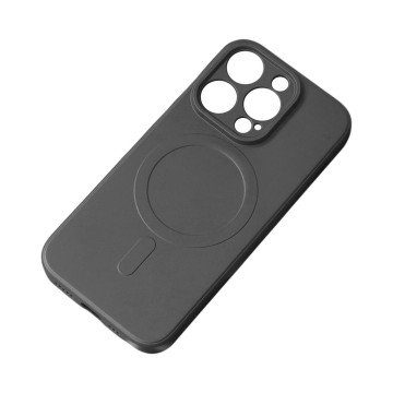 MagSafe Compatible Silicone Case for iPhone 15 Plus Silicone Case - Black MagSafe Compatible Silicone Case for iPhone 15 Plus Silicone Case - Black