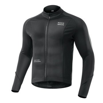 Rockbros Fall/Winter Long Sleeve Cycling Jacket XL - Black