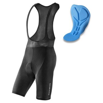 Rockbros RK20023XL short bib shorts with XXXL insert - black