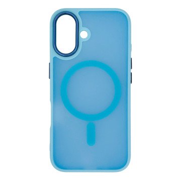Magnetic Collection MagSafe case for iPhone 16 Plus - light blue Magnetic Collection MagSafe case for iPhone 16 Plus - light blue