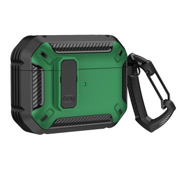 Airpods 4 Armor Case with Carabiner - Green Airpods 4 Armor Case with Carabiner - Green