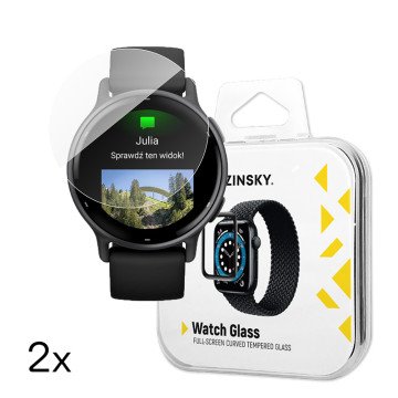 Wozinsky Full Glue Tempered Glass for Garmin Vivoactive 5 (2 pcs.) Wozinsky Full Glue Tempered Glass for Garmin Vivoactive 5 (2 pcs.)