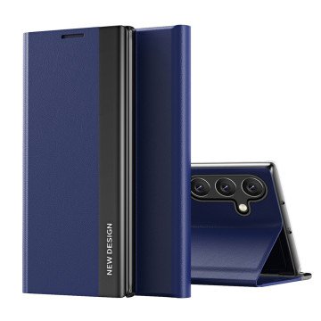 Sleep Case Pro Samsung Galaxy S25+ Case with Flip and Stand - Blue Sleep Case Pro Samsung Galaxy S25+ Case with Flip and Stand - Blue