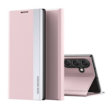 Sleep Case Pro Samsung Galaxy S25+ Case with Flip and Stand - Pink Sleep Case Pro Samsung Galaxy S25+ Case with Flip and Stand - Pink