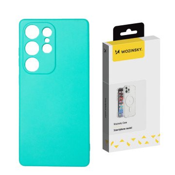 Wozinsky Silicone Case flexible silicone for Samsung Galaxy S25 Ultra - green