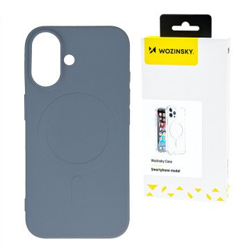 Liquid Silicone Case MagSafe for Samsung Galaxy S25+ - Gray