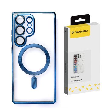 Wozinsky Electroplated Case with Magsafe for Samsung Galaxy S25+ - Blue Wozinsky Electroplated Case with Magsafe for Samsung Galaxy S25+ - Blue