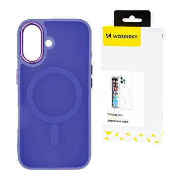 Wozinsky Fashion Case MagSafe for Samsung Galaxy S25 - purple Wozinsky Fashion Case MagSafe for Samsung Galaxy S25 - purple