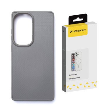 Wozinsky Carbon Fiber Case with MagSafe for Samsung Galaxy S25 - Gray Wozinsky Carbon Fiber Case with MagSafe for Samsung Galaxy S25 - Gray