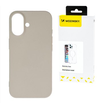 Wozinsky Silicone Case for Samsung Galaxy S24 FE - Beige