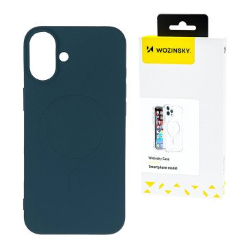 Wozinsky Silicone Case MagSafe Compatible for Samsung Galaxy S24 FE - Blue