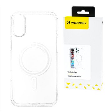 Wozinsky Ultra Clear MagSafe Case for Samsung Galaxy S24 FE - Clear