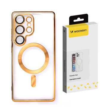 Wozinsky Electroplated Magsafe Case for Samsung Galaxy S24 FE - Gold Wozinsky Electroplated Magsafe Case for Samsung Galaxy S24 FE - Gold