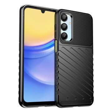 Thunder Case for Samsung Galaxy A26 Silicone Armored Cover - Black