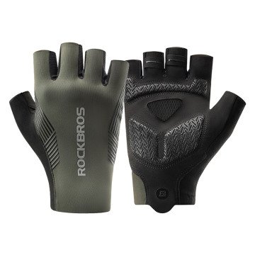 Rockbros cycling gloves spring/summer/autumn, short fingers, size: XXL - green