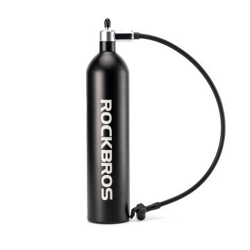 Rockbros Tubeless Tire Inflator 200 PSI 1.2l - Black