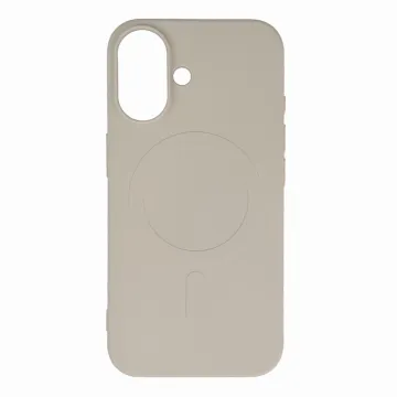 Liquid Silicone Case with MagSafe for iPhone 16e / 17e - Beige