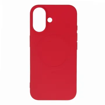 Liquid Silicone Case with MagSafe for Samsung Galaxy S25 Edge - Red