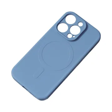 Samsung Galaxy S25 Edge Silicone Case with MagSafe - Blue