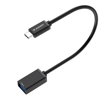 Wozinsky WOTGY1S USB-C 3.0 (male) - USB-A 3.0 (female) OTG Adapter - Black Wozinsky WOTGY1S USB-C 3.0 (male) - USB-A 3.0 (female) OTG Adapter - Black