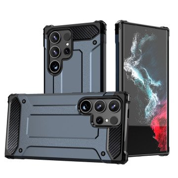 Hybrid Armor Case for Samsung Galaxy S25 Edge - Blue