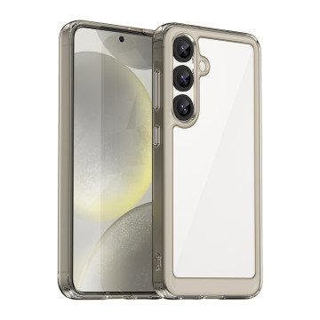 Outer Space Case for Samsung Galaxy S25 Edge Flexible Frame Cover - Translucent, Black Outer Space Case for Samsung Galaxy S25 Edge Flexible Frame Cover - Translucent, Black