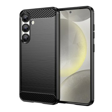 Carbon Case Flexible Silicone for Xiaomi Redmi Note 14S - Black Carbon Case Flexible Silicone for Xiaomi Redmi Note 14S - Black