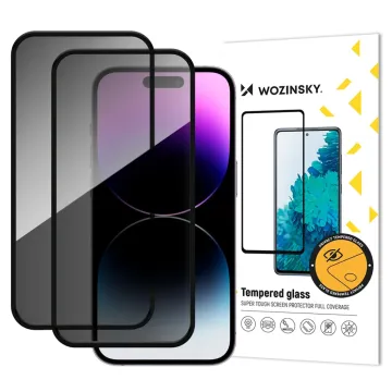 Wozinsky Privacy Glass tempered glass for iPhone Air, set of 2