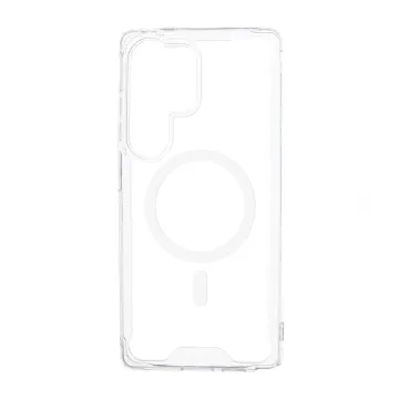 Clear Corner Case for Samsung Galaxy S26 Ultra Compatible with MagSafe - Transparent