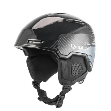 Qunature 10130003004 Ski Helmet with Earmuffs for Snowboard 54-58 cm - Black Qunature 10130003004 Ski Helmet with Earmuffs for Snowboard 54-58 cm - Black