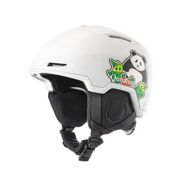 Qunature 10130003005 Ski Helmet with Earmuffs Panda Snowboard for Kids 54-58 cm - White Qunature 10130003005 Ski Helmet with Earmuffs Panda Snowboard for Kids 54-58 cm - White
