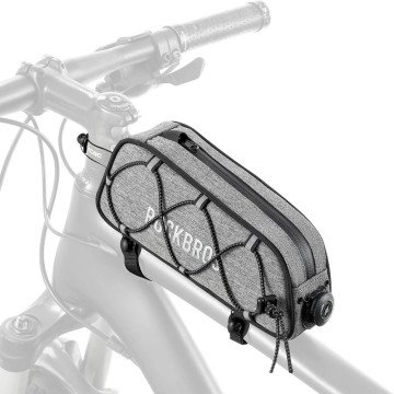 Rockbros 30120045003 ROAD TO SKY bicycle bag for the top frame tube, waterproof, 0.7L - gray