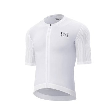 Rockbros 15200025 Short Sleeve Cycling Jersey Size XL - White